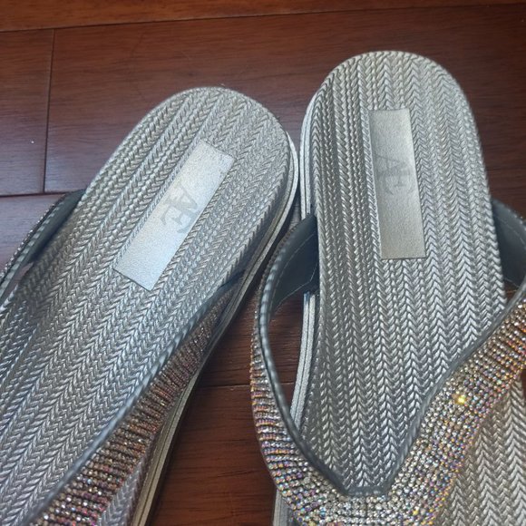Silver Sparkle Sandals - Picture 5 of 5